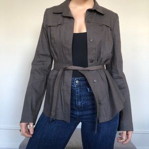 Elie Tahari linen jacket NWOT small-med